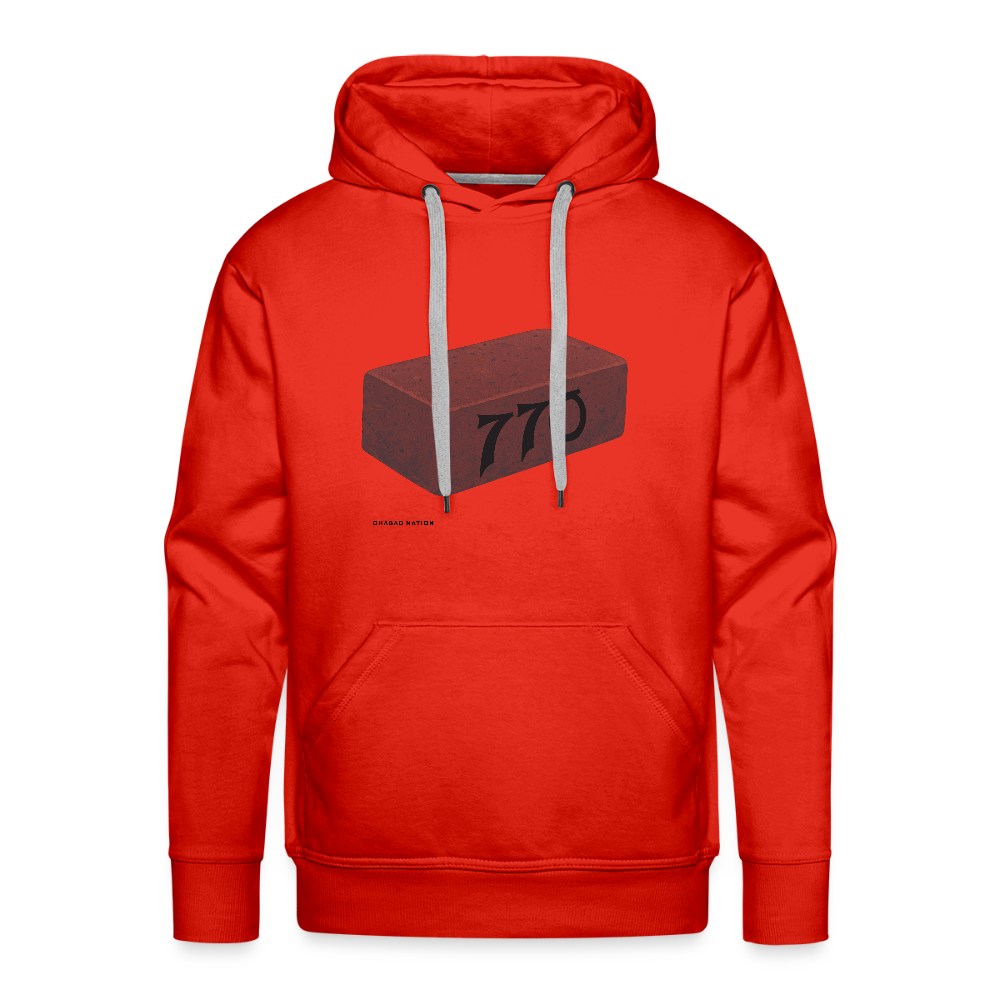 770 Solid Brick Men’s Premium Hoodie - red