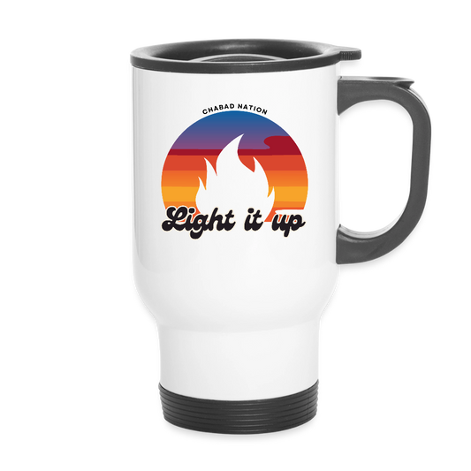 Light It Up Travel Mug - white