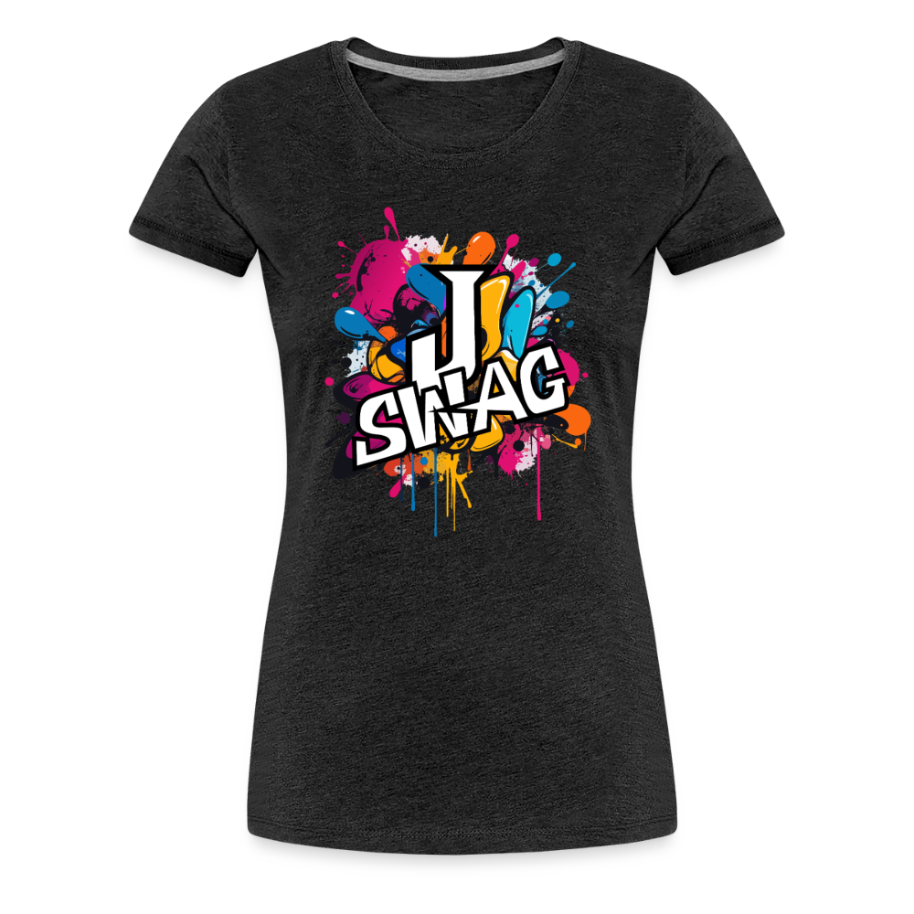 Jswag Logo  Women’s Premium T-Shirt - charcoal grey