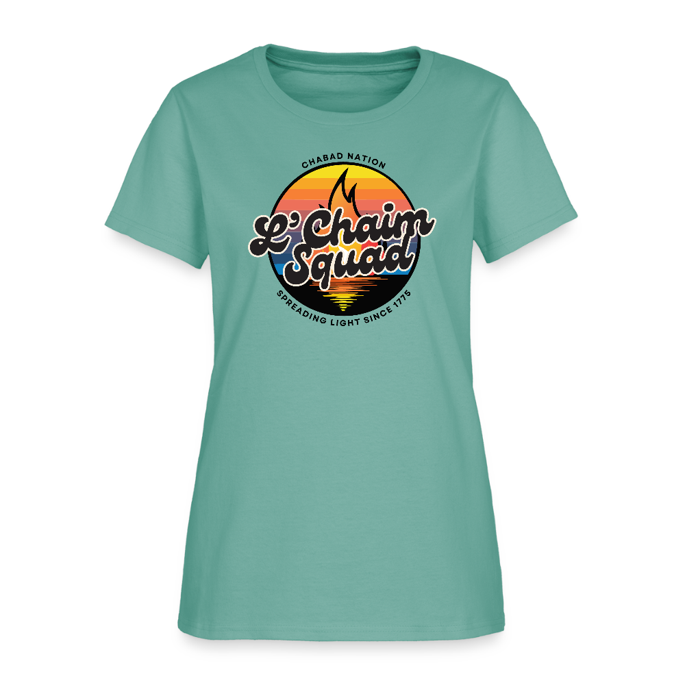 L’Chaim Squad – Spreading Light Women's T-Shirt - aquatic