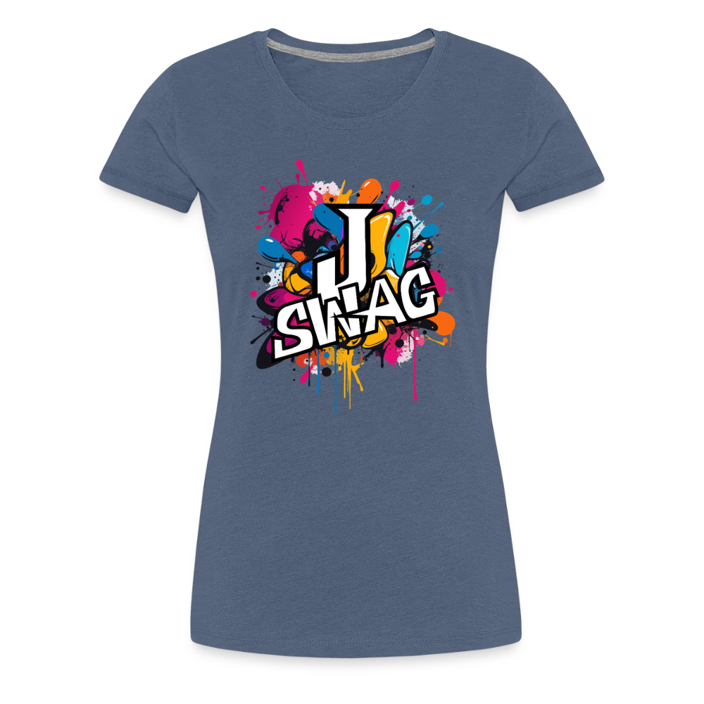 Jswag Logo  Women’s Premium T-Shirt - heather blue