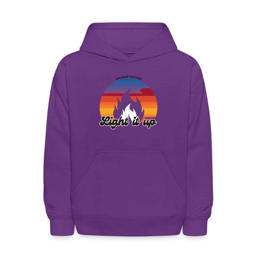 Light It Up Kids' Hoodie - purple
