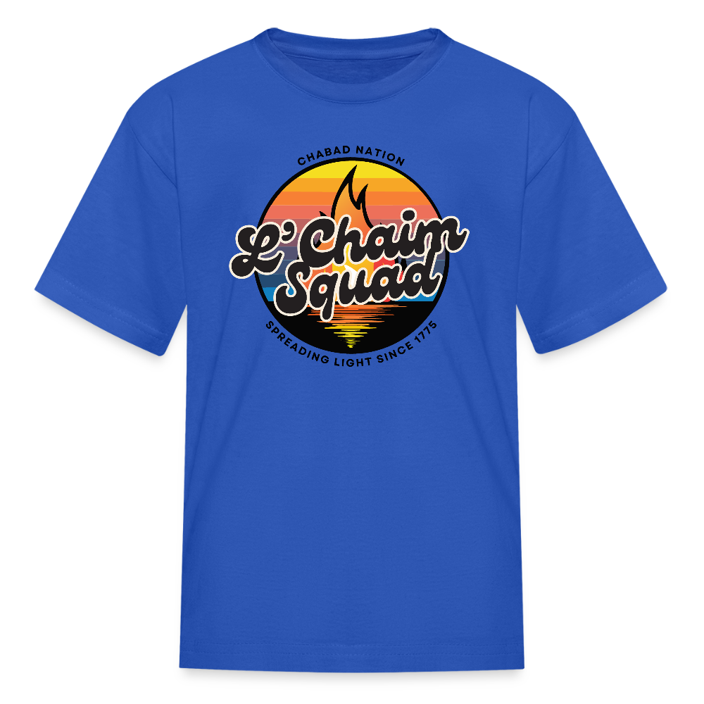 L’Chaim Squad – Spreading Light Kids' T-Shirt - royal blue