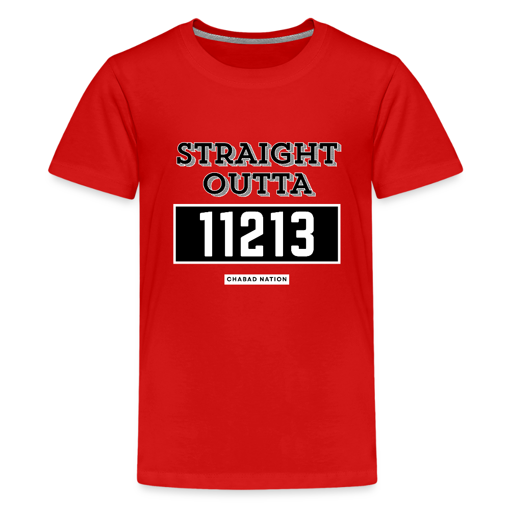 Straight Outta 11213 Kids' Premium T-Shirt - red