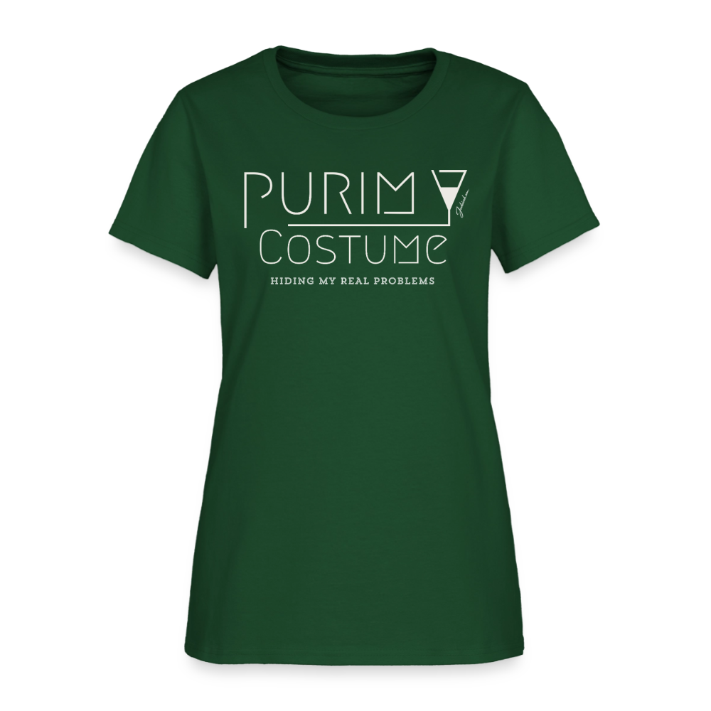 Purim Costume Women's T-Shirt - forest green