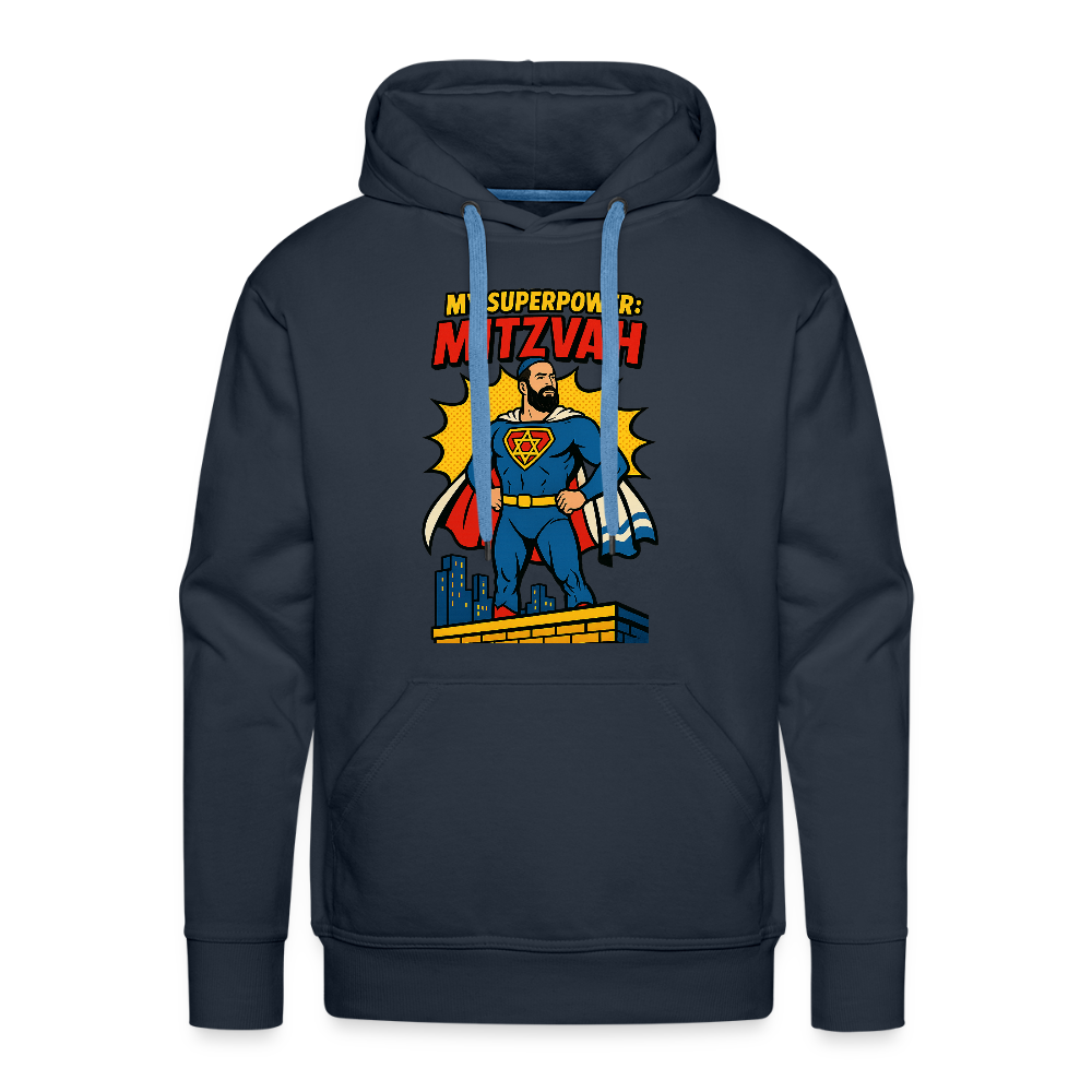 My Superpower: Mitzvah Men’s Premium Hoodie - navy