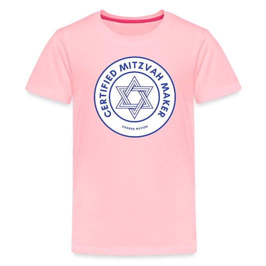 Certified Mitzvah Maker Kids' Premium T-Shirt - pink