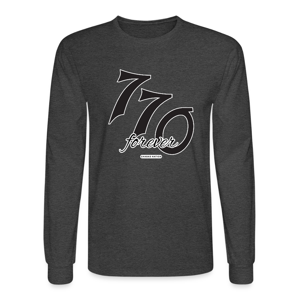 770 Forever Men's Long Sleeve T-Shirt - heather black