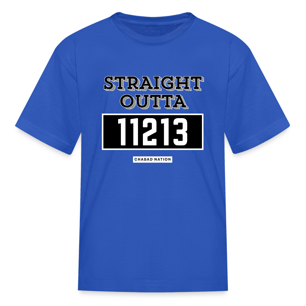 Straight Outta 11213 Kids' T-Shirt - royal blue