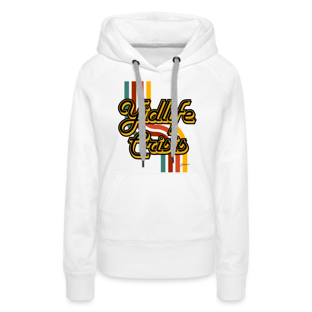 Yidlife Crisis Women’s Premium Hoodie - white
