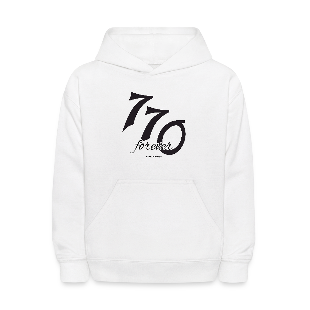 770 Forever Kids' Hoodie - white