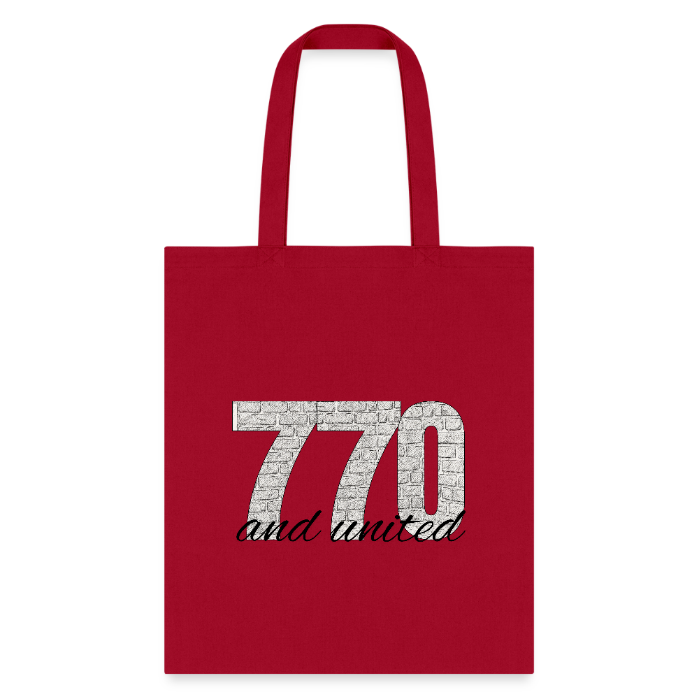 770 And United Tote Bag - red