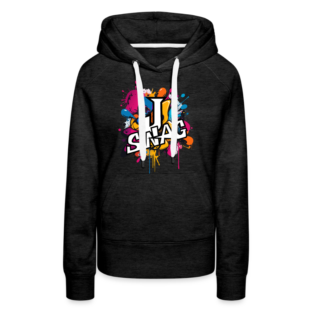 Jswag Logo  Women’s Premium Hoodie - charcoal grey