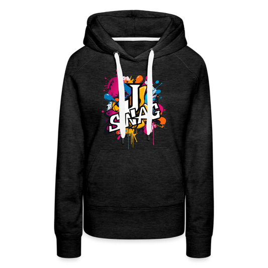 Jswag Logo  Women’s Premium Hoodie - charcoal grey