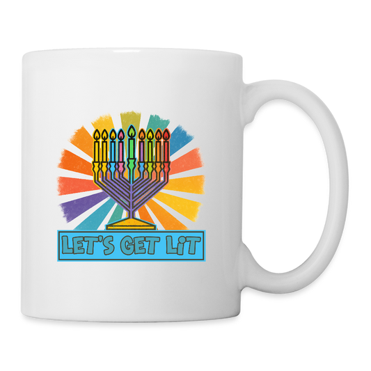 Radiant Retro Coffee/Tea Mug - white