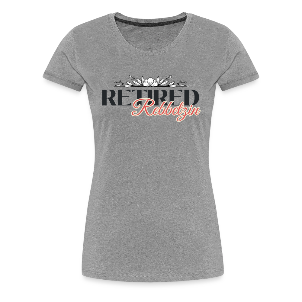 Retired Rabbetzin Women’s Premium T-Shirt - heather gray