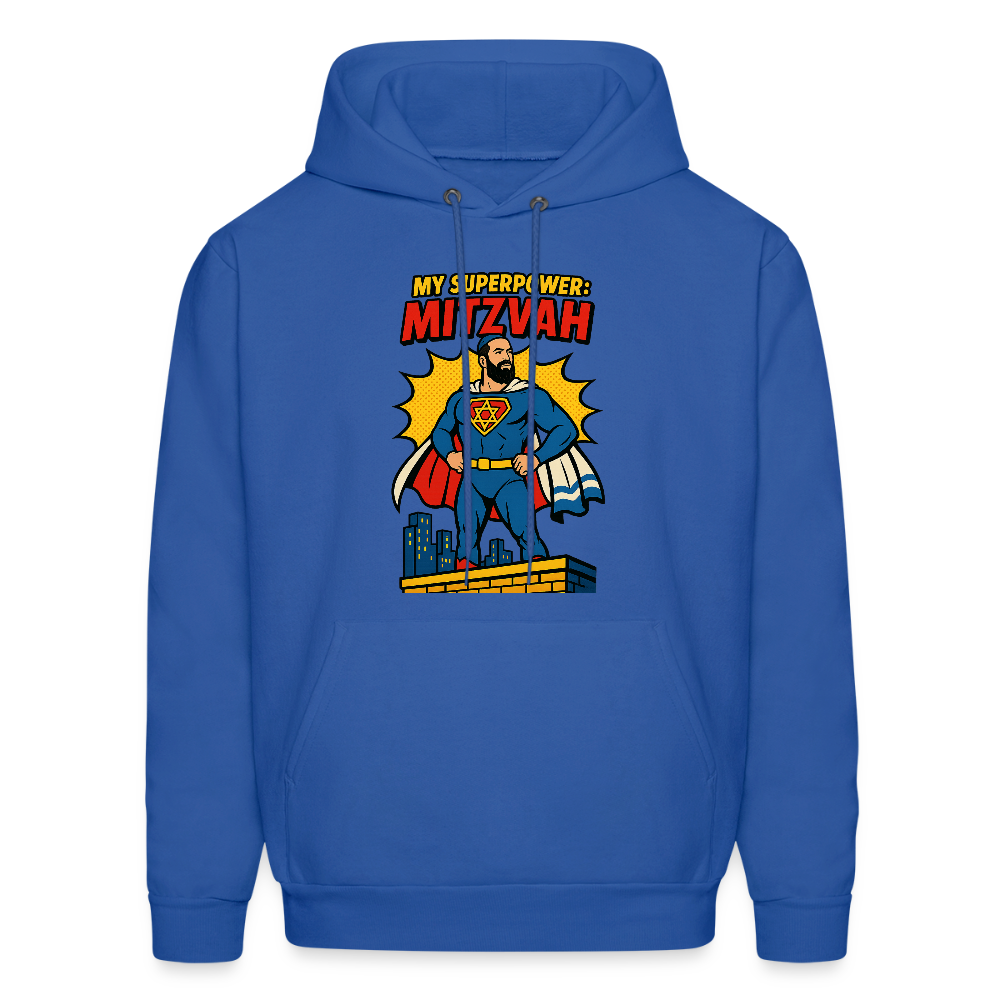 My Superpower: Mitzvah Men's Hoodie - royal blue