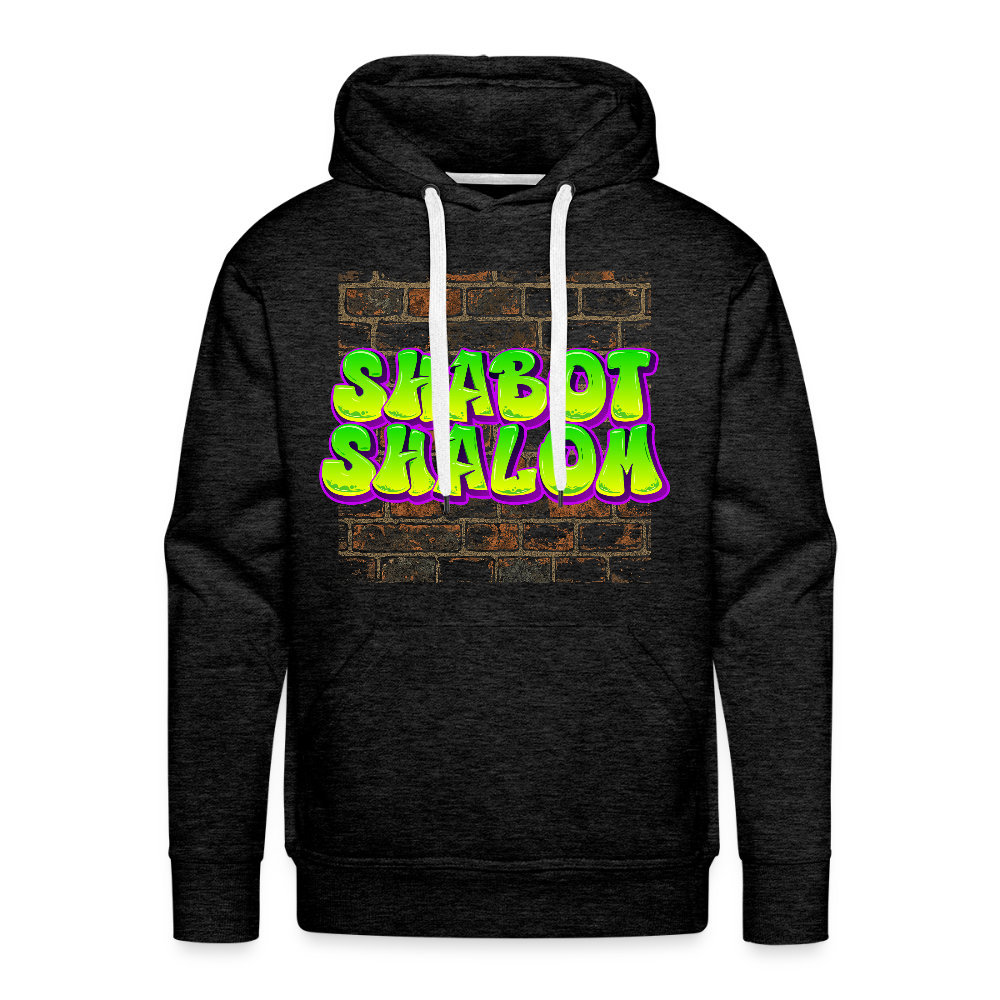 Shabot Shalom Brick 770 Graffiti Men’s Premium Hoodie - charcoal grey