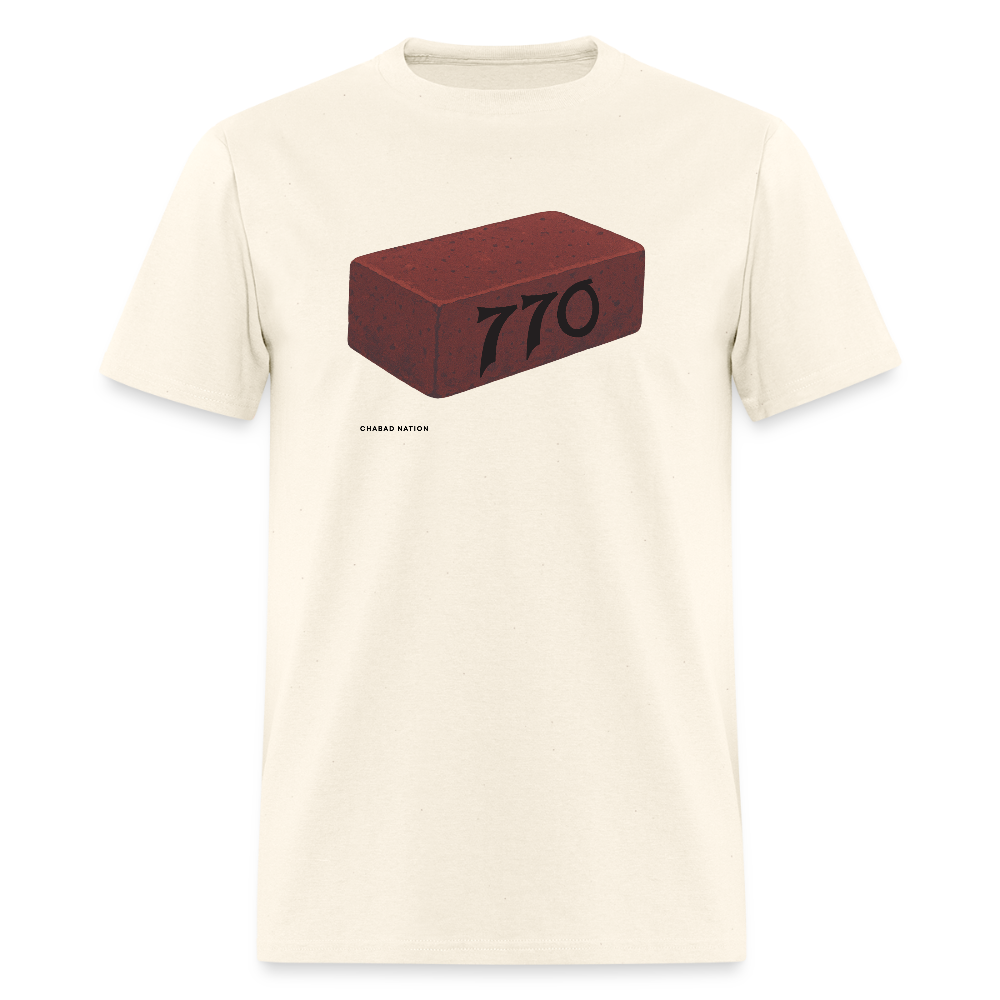 770 Solid Brick Men's T-Shirt | GILDAN 5000 - sweet cream heather