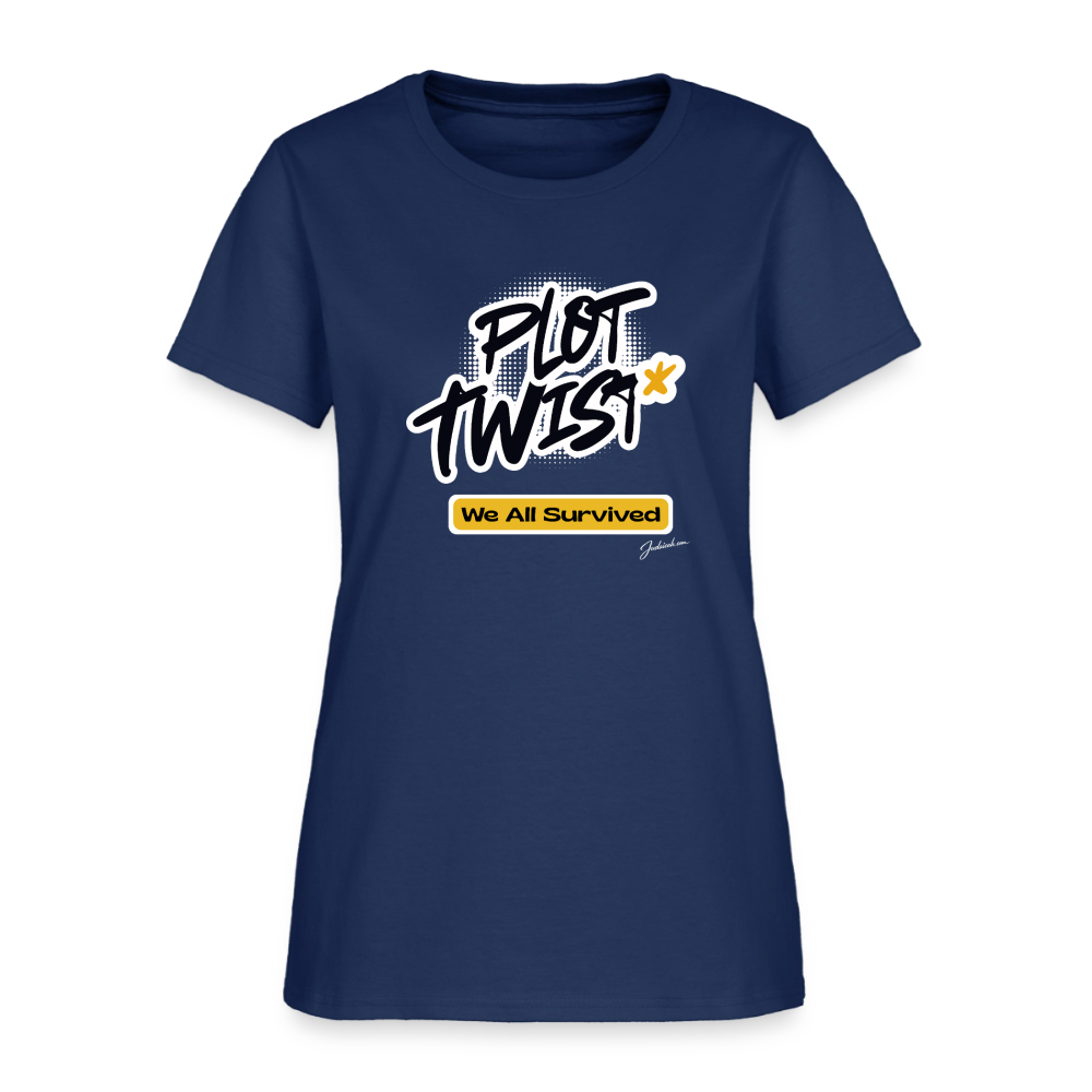 Plot Twist Women's T-Shirt -  blue dusk