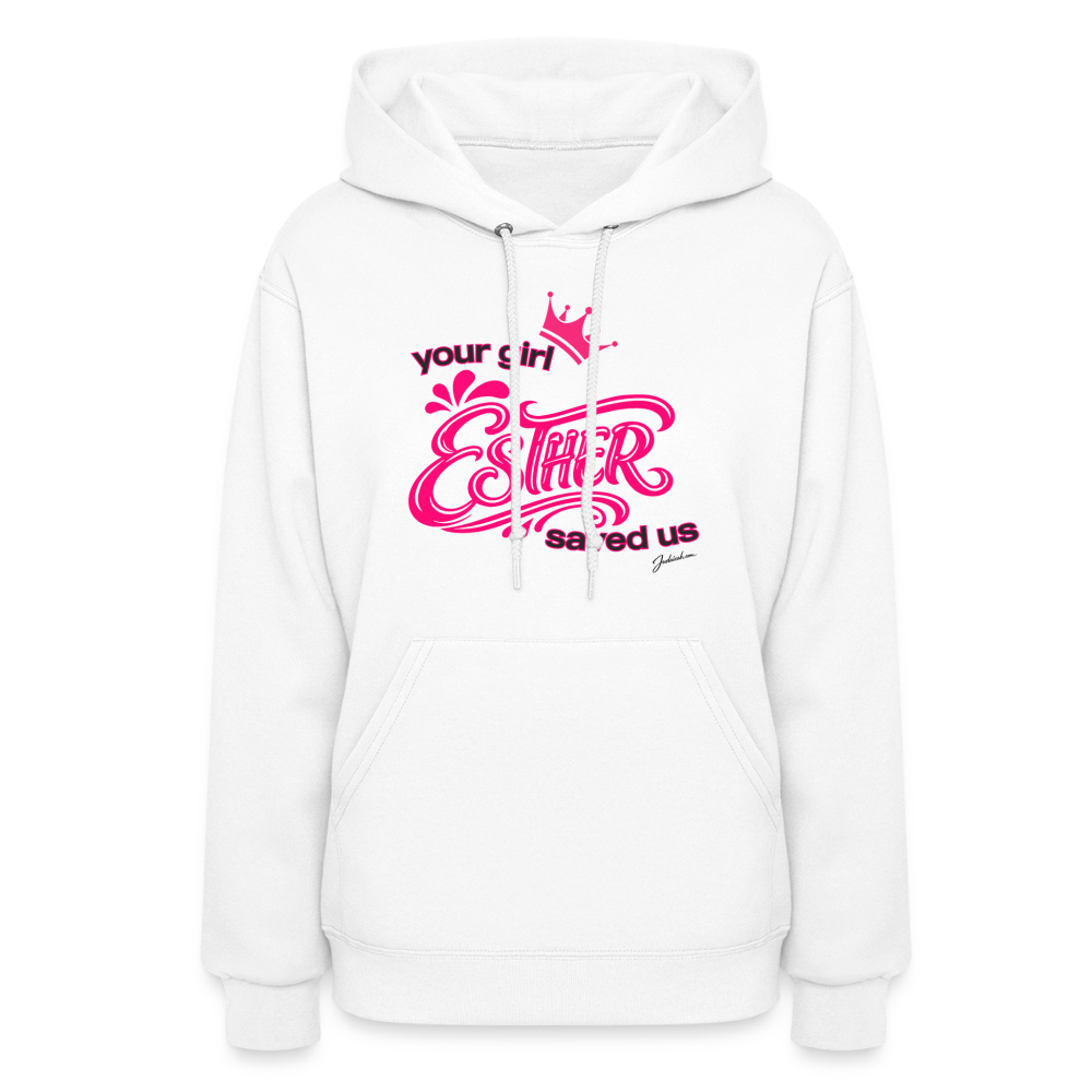 Your Girl Esther Women's Hoodie - white