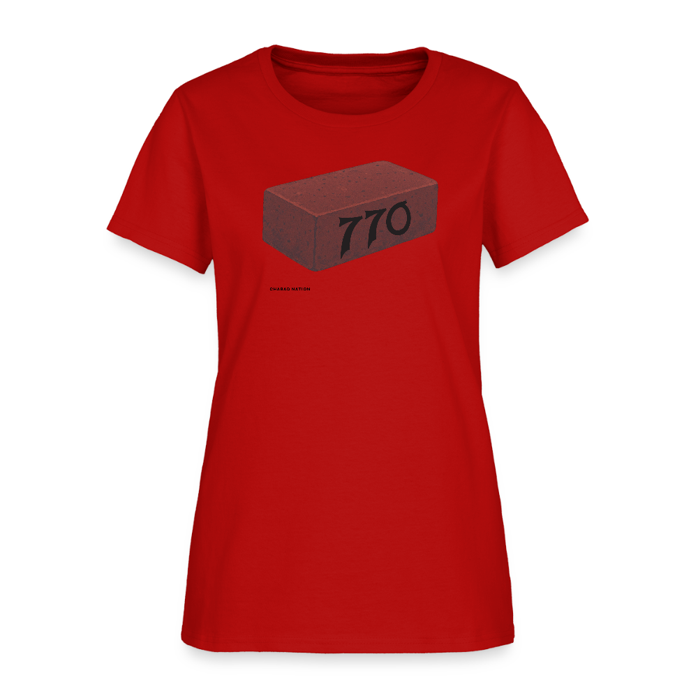 770 Solid Brick Women's T-Shirt - red