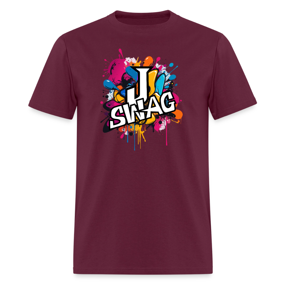 Jswag Logo  Men's T-Shirt | GILDAN 5000 - burgundy