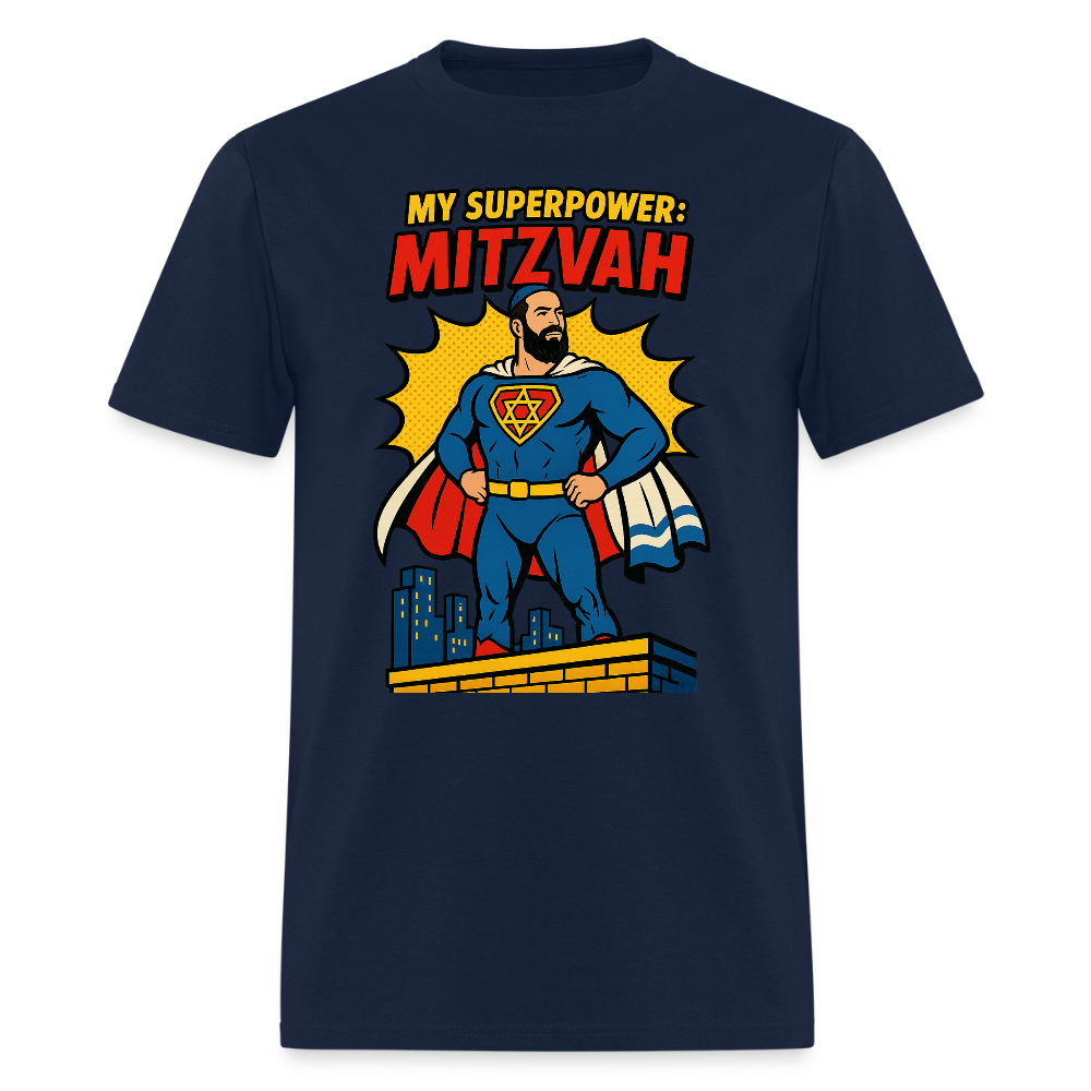 My Superpower: Mitzvah Men's T-Shirt | GILDAN 5000 - navy