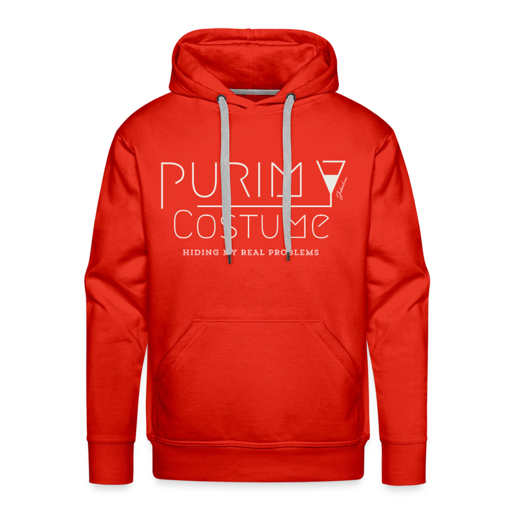 Purim Costume Men’s Premium Hoodie - red