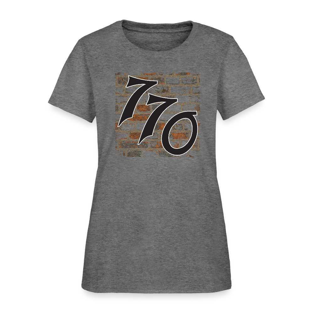770 Brick Wall Women's T-Shirt - graphite heather