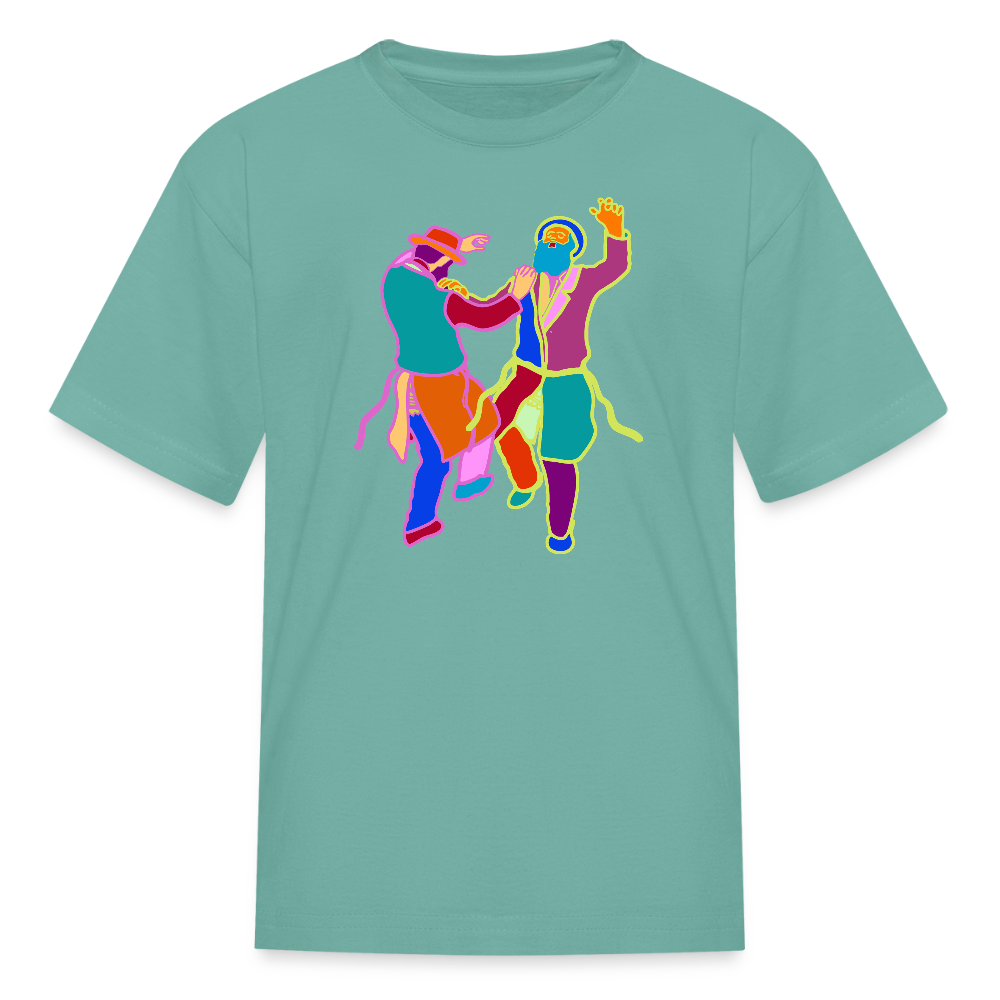 Colorful Dancing Rabbis Kids' T-Shirt - aquatic