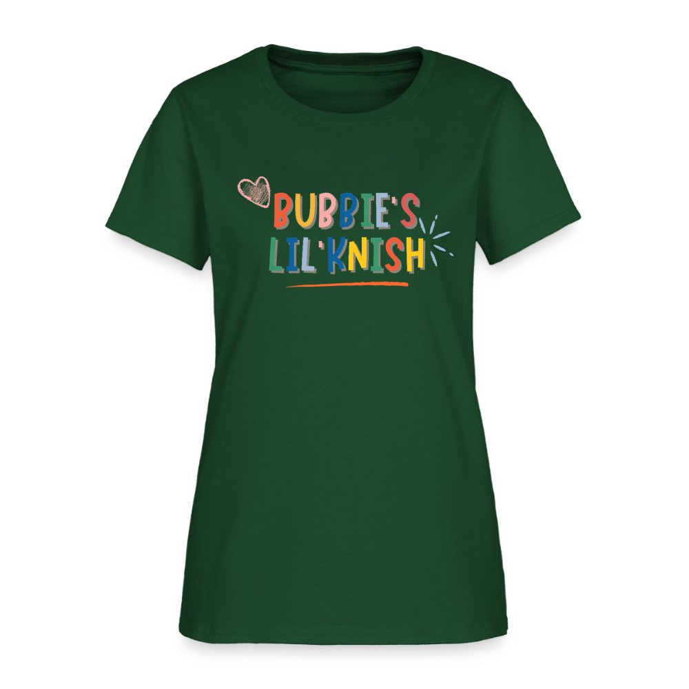 Bubbie's Lil' Knish Women's T-Shirt - forest green