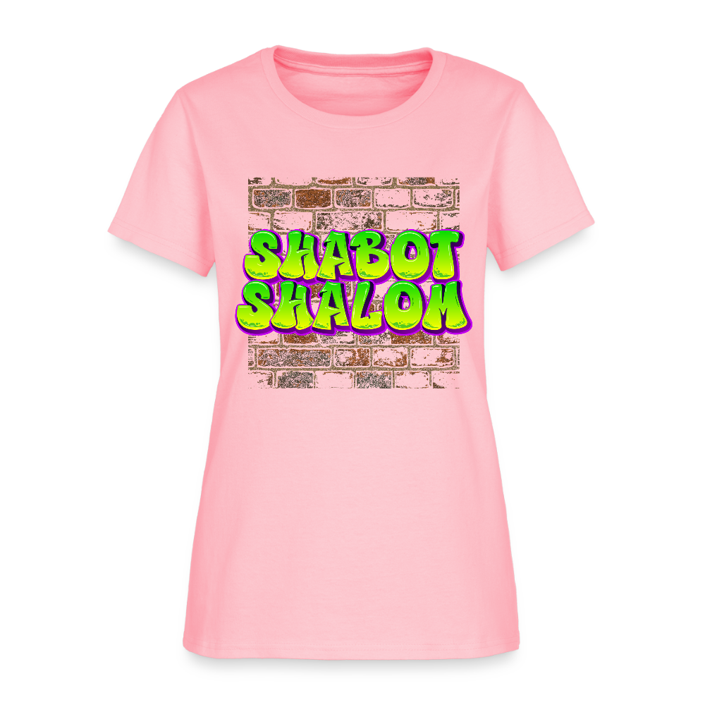 Shabot Shalom Brick 770 Graffiti Women's T-Shirt - pink