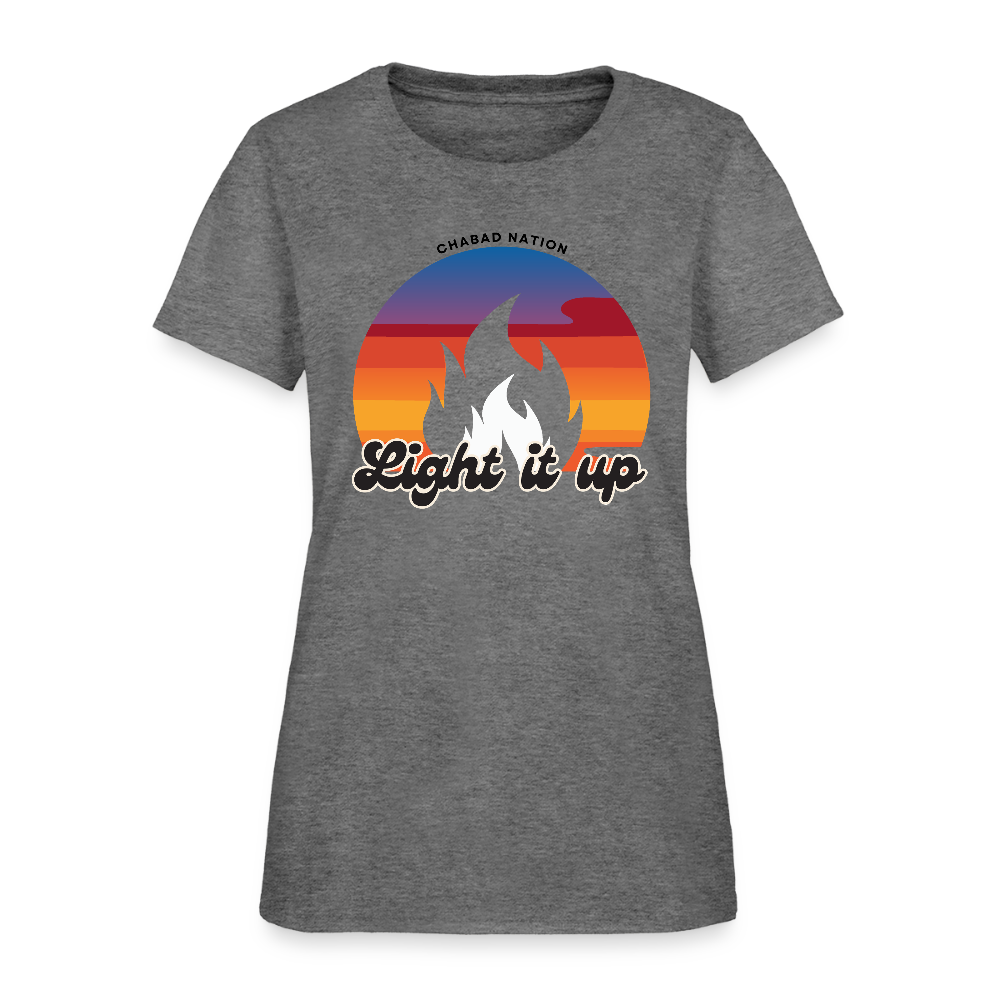 Light It Up Women's T-Shirt - graphite heather