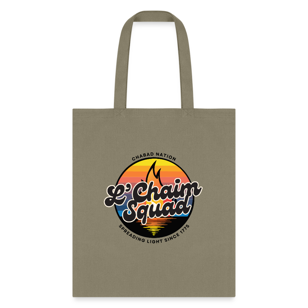 L’Chaim Squad – Spreading Light Tote Bag - khaki