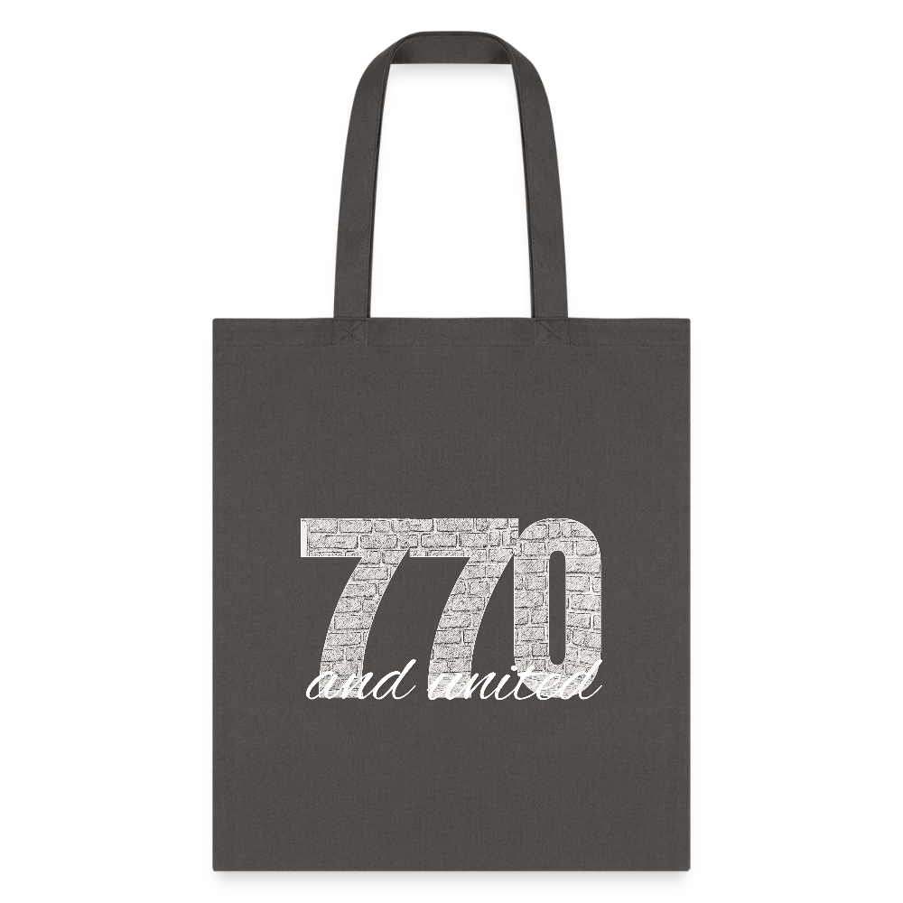 770 And United Light Tote Bag - charcoal
