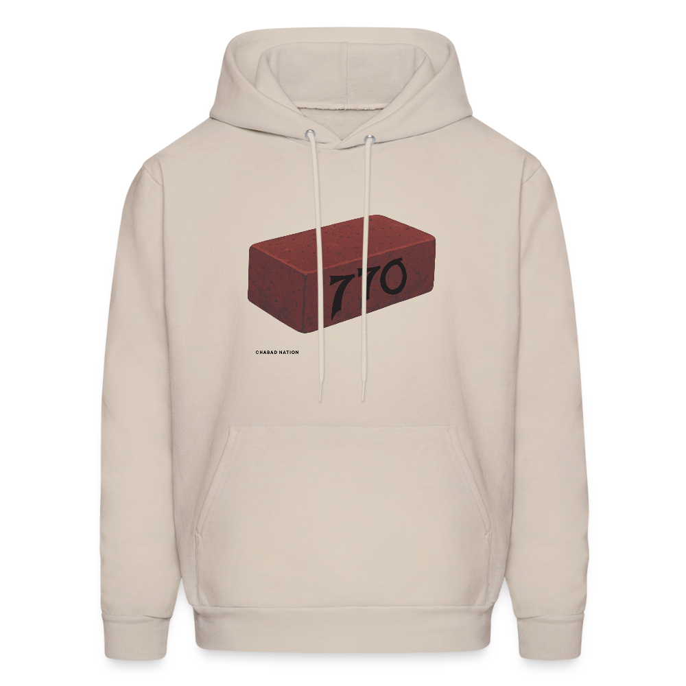 770 Solid Brick Men's Hoodie - Sand