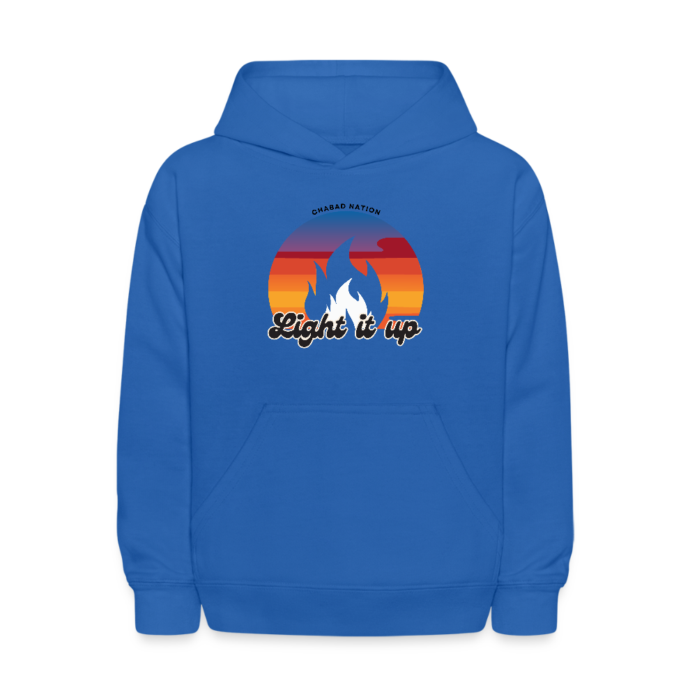 Light It Up Kids' Hoodie - royal blue