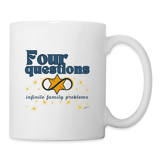 Four Questions Coffee/Tea Mug - white