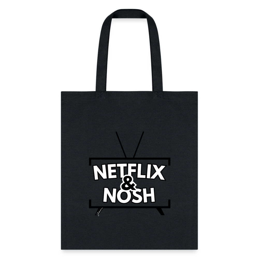 Netflix & Nosh Tote Bag - black