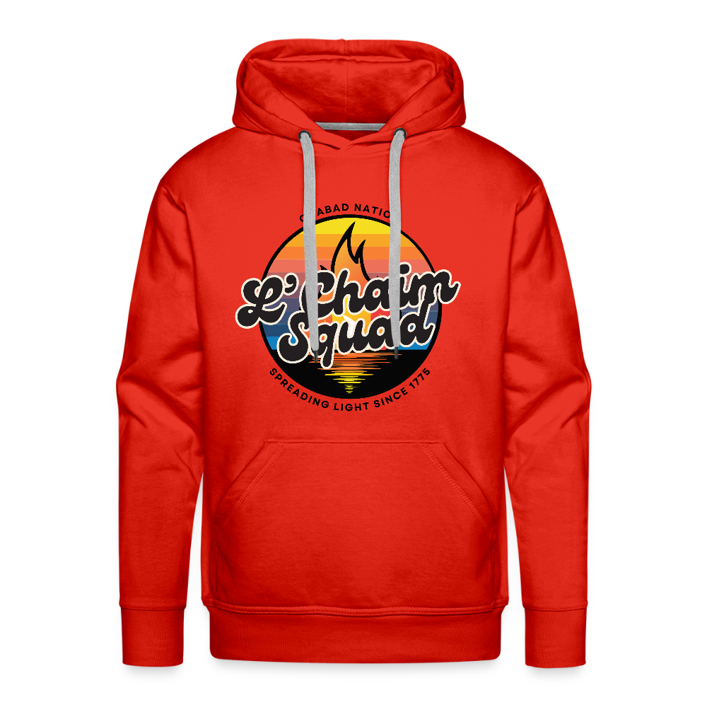 L’Chaim Squad – Spreading Light Men’s Premium Hoodie - red