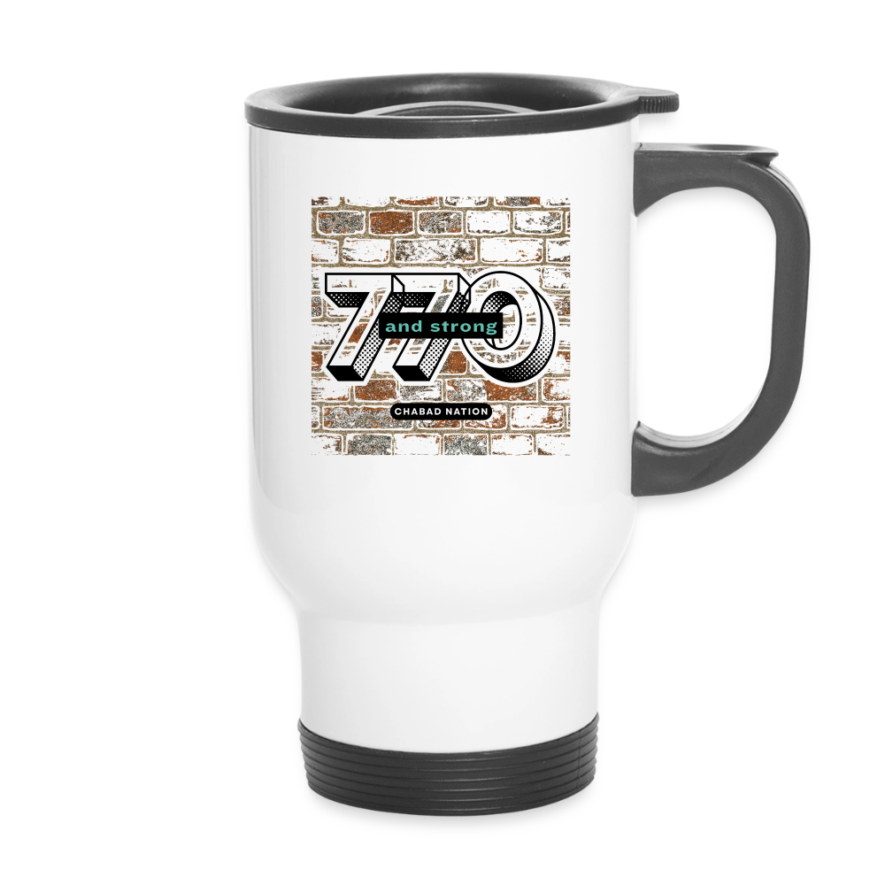 770 And Strong Travel Mug - white