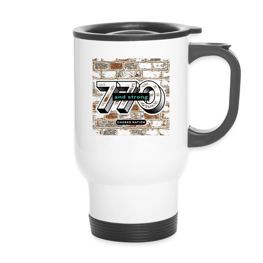 770 And Strong Travel Mug - white