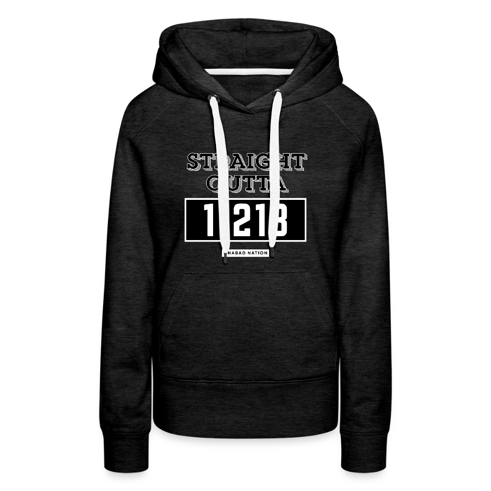 Straight Outta 11213 Women’s Premium Hoodie - charcoal grey