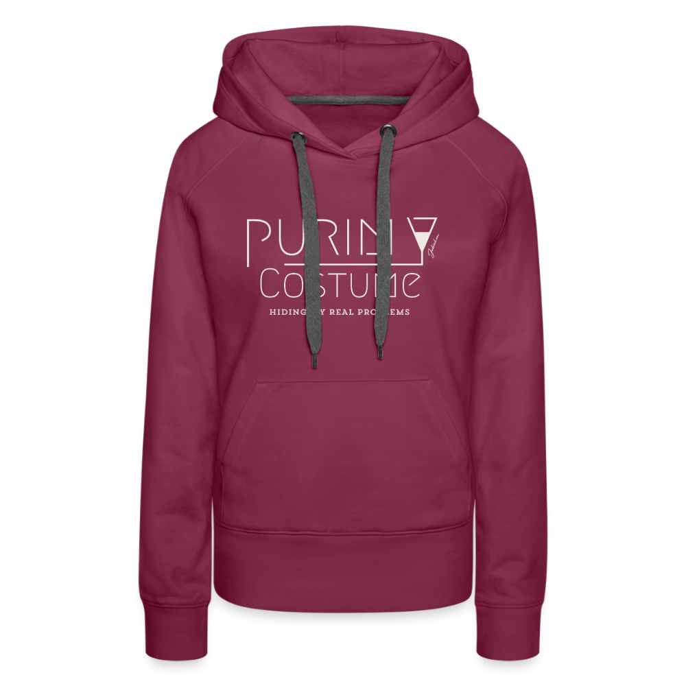 Purim Costume Women’s Premium Hoodie - burgundy