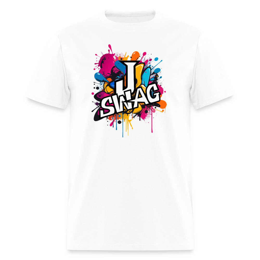 Jswag Logo  Men's T-Shirt | GILDAN 5000 - white