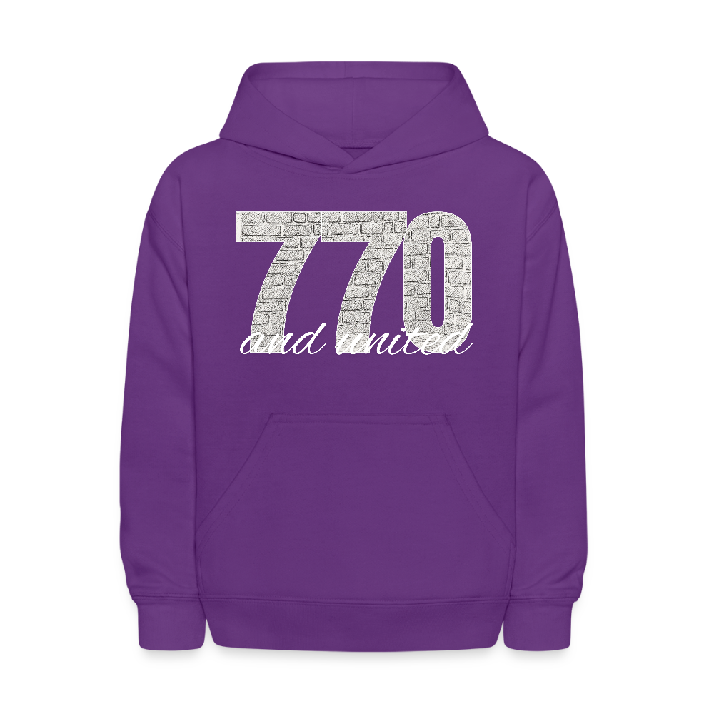 770 And United Light Kids' Hoodie - purple