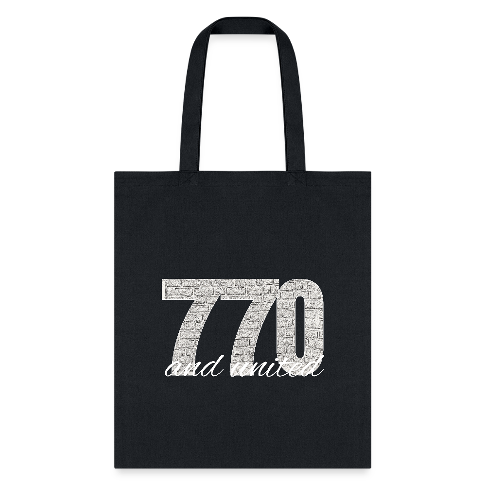 770 And United Light Tote Bag - black