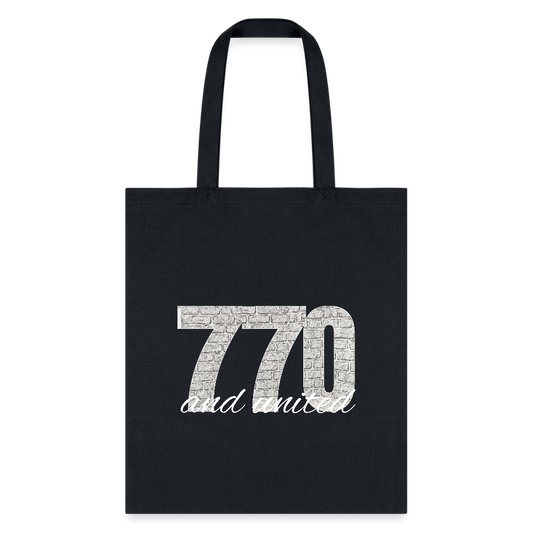 770 And United Light Tote Bag - black