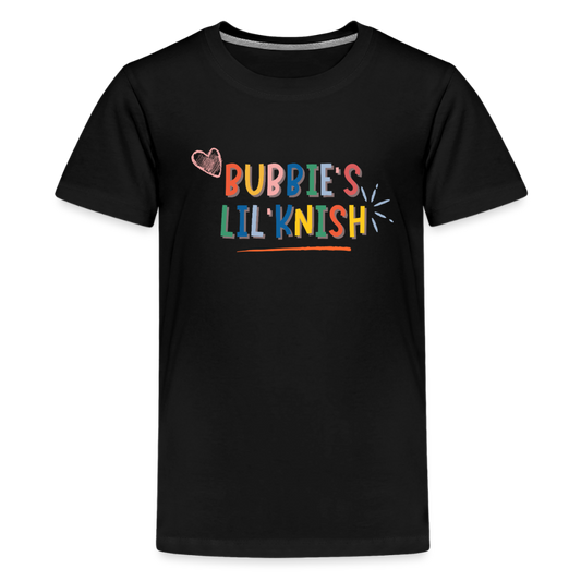 Bubbie's Lil' Knish Kids' Premium T-Shirt - black